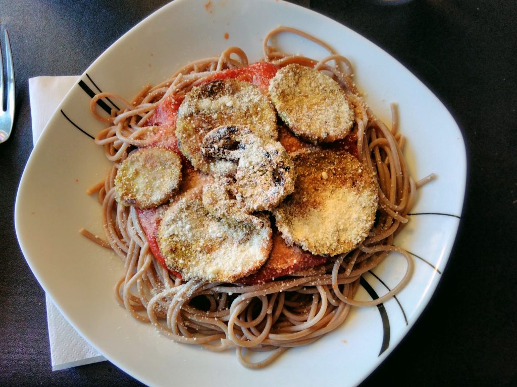 Spaghettis Parmesan